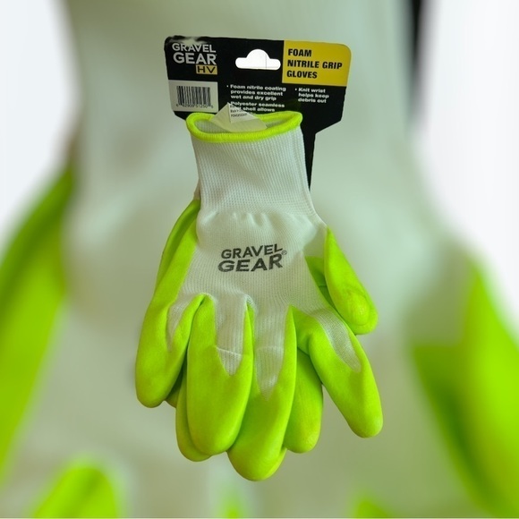 Gravel Gear foam nitrile grip gloves size L - Picture 2 of 3